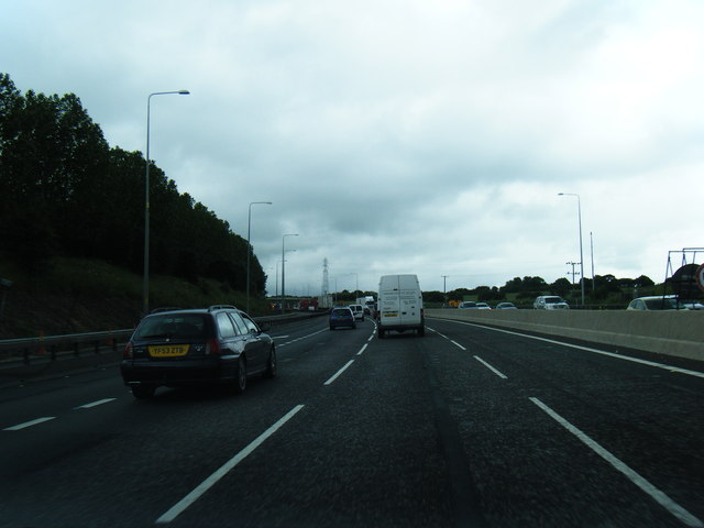 M62 eastbound near Hartshead © Colin Pyle :: Geograph Britain and Ireland