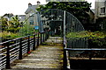 M2924 : Galway - River Corrib Walk - Security Gate by Joseph Mischyshyn