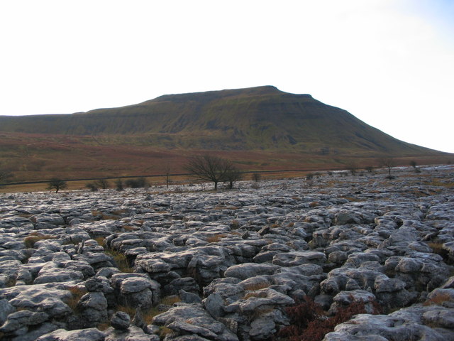 Limestone pavement above Souther Scales Scar