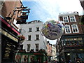 TQ2981 : A global presence at the junction of Foubert's Place and Carnaby Street by Basher Eyre