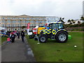 TV6198 : Police Tractor at 999 Emergency Services Display by PAUL FARMER