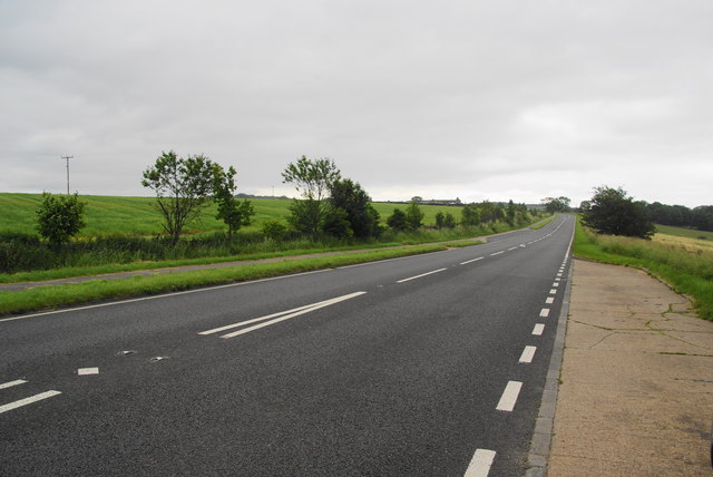 The A629 on Hoyland Moor