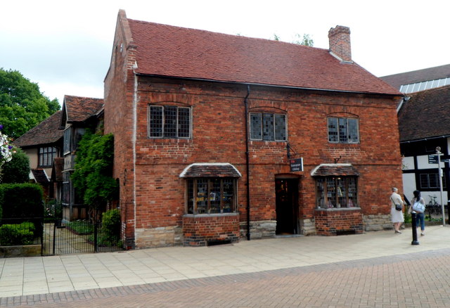 Grade II listed Shakespeare Giftshop, Henley Street, Stratford-upon-Avon