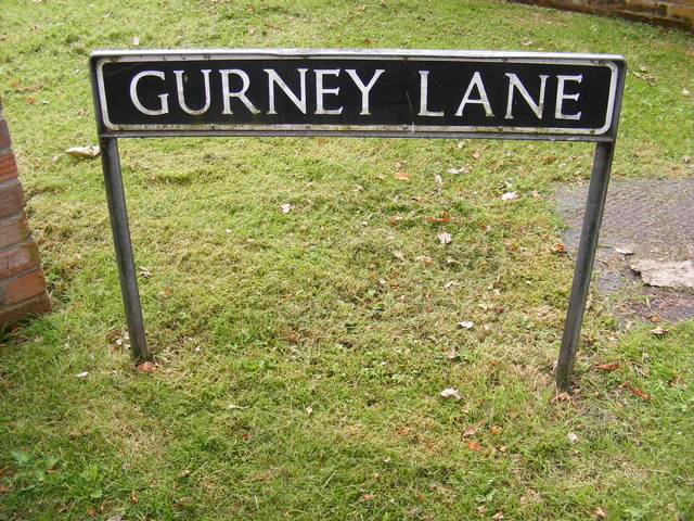 Gurney Lane sign