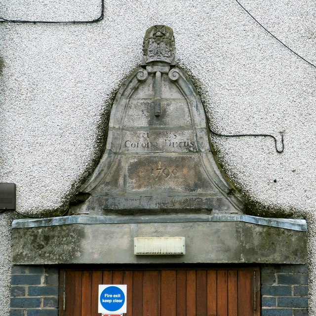 Old stone, Dumbarton Library