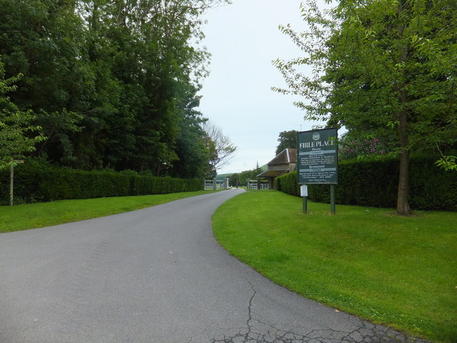 Entrance to Firle Place