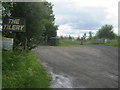 Entrance to The Tilery from the A689