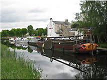 NS8680 : Forth and Clyde Canal approaching Falkirk by G Laird