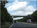 SU4649 : Bridleway bridge over A34 by David Smith