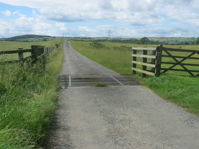 Footpath from Scotland Lane to cross Shotton Moor