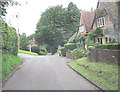 Copperage Road passes junction to Lower Farm