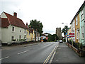 View along the A1124 road through Earls Colne