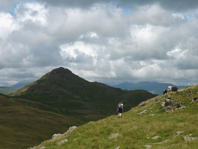 Heading for Stickle Pike (375m)