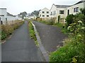 Former railway platform and line at Instow