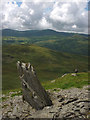 SD2192 : Rock flake on Stickle Pike by Karl and Ali