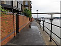 Promenade at rear of Cadland Court, Ocean Village