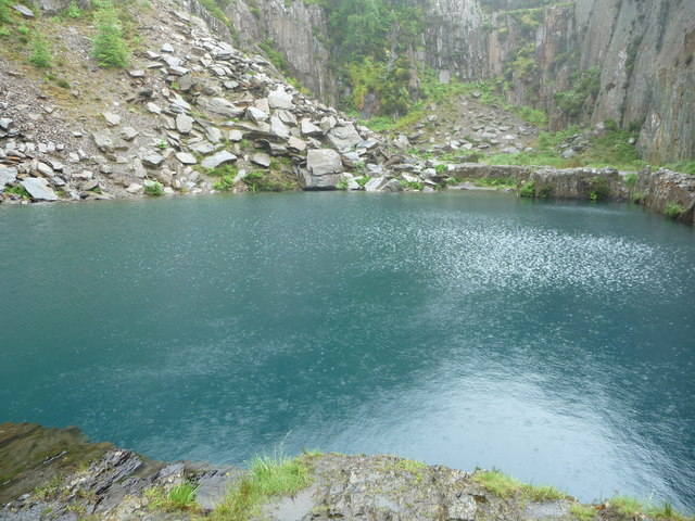 The Blue Lake in the old Goleuwern Jeremy Bolwell cc by sa