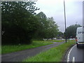 Crawley Avenue approaching the roundabout at London Road