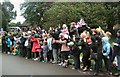 Awaiting the Olympic Torch in Hove Park