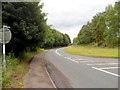 B4598 heads south away from the A40, Abergavenny