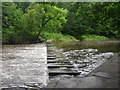 Stepping Stones across the River Blyth at Humford Mill