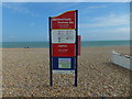 Sign: Beachlands, Pevensey Bay