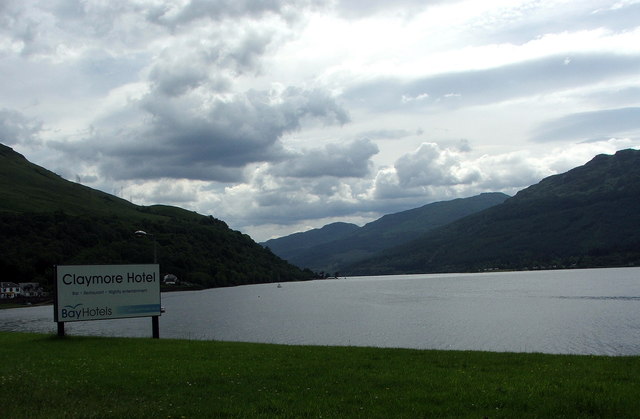 View from Claymore Hotel across Loch Long