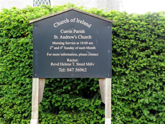 Notice board, St Andrew's Church of... © Kenneth Allen :: Geograph Ireland