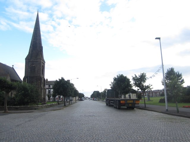 Looking down Criffel Street, Silloth