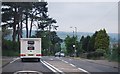 A35 descending into Honiton