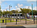 SD3347 : Fisherman's Walk Tram Stop, Fleetwood by David Dixon