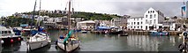 SX0144 : Inner harbour, Mevagissey by Len Williams