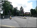 Traffic lights on Shadwell Lane, Slaid Hill