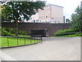 Underpass leading to Brandon Works