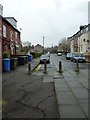 Looking from Brunswick Street into Holberry Gardens