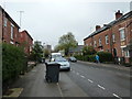 Pedestrian in Brunswick Street