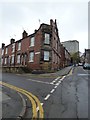 Junction of Broomspring Lane and Dorset Street