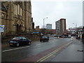 Traffic lights on the Glossop Road