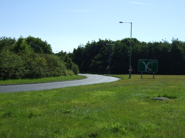 Slip road onto the A189