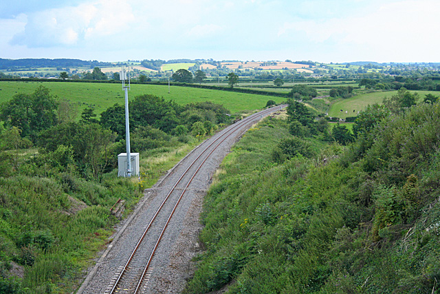 Sparkford: the railway by Sparkford Hill © Martin Bodman :: Geograph ...