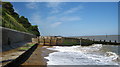 Beach and groynes