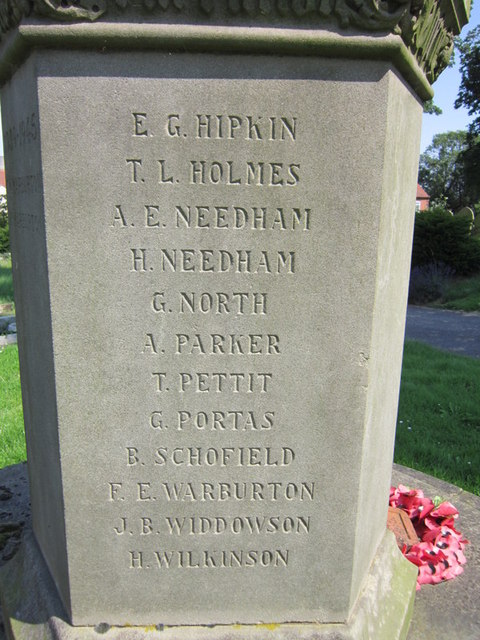 The War Memorial at Sturton le Steeple