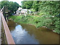 View to the Boat Inn, Penallt from the Wye footbridge