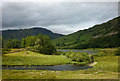 NY3103 : The River Brathay emerges from Little Langdale Tarn by Karl and Ali
