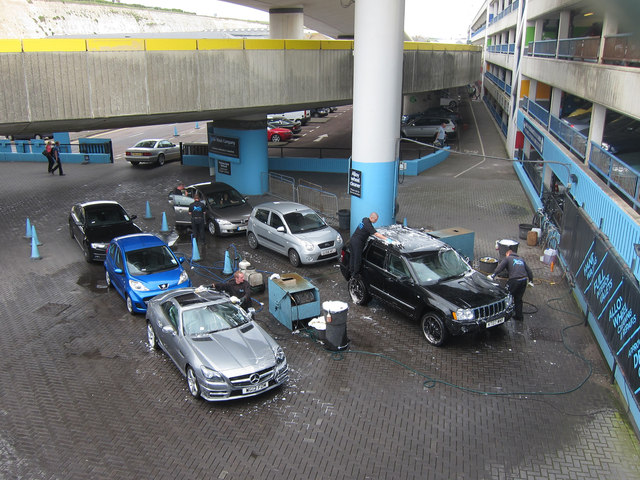 Car valeting at Brighton Marina \u00a9 Oast House Archive :: Geograph ...