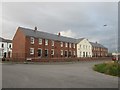 Modern row of terraced houses, Silloth