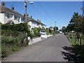 Road through housing estate, to the east of Watchet