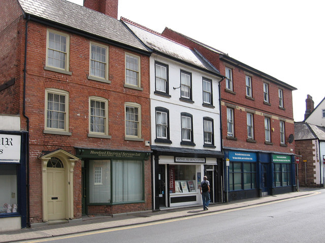 Hereford - shops on St Owens Street