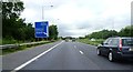 Approaching Junction 2 of the A627(M)