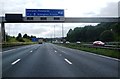 Motorway Gantry at Junction 19 of the M62